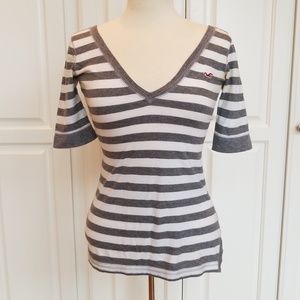 Holister striped shirt, xs